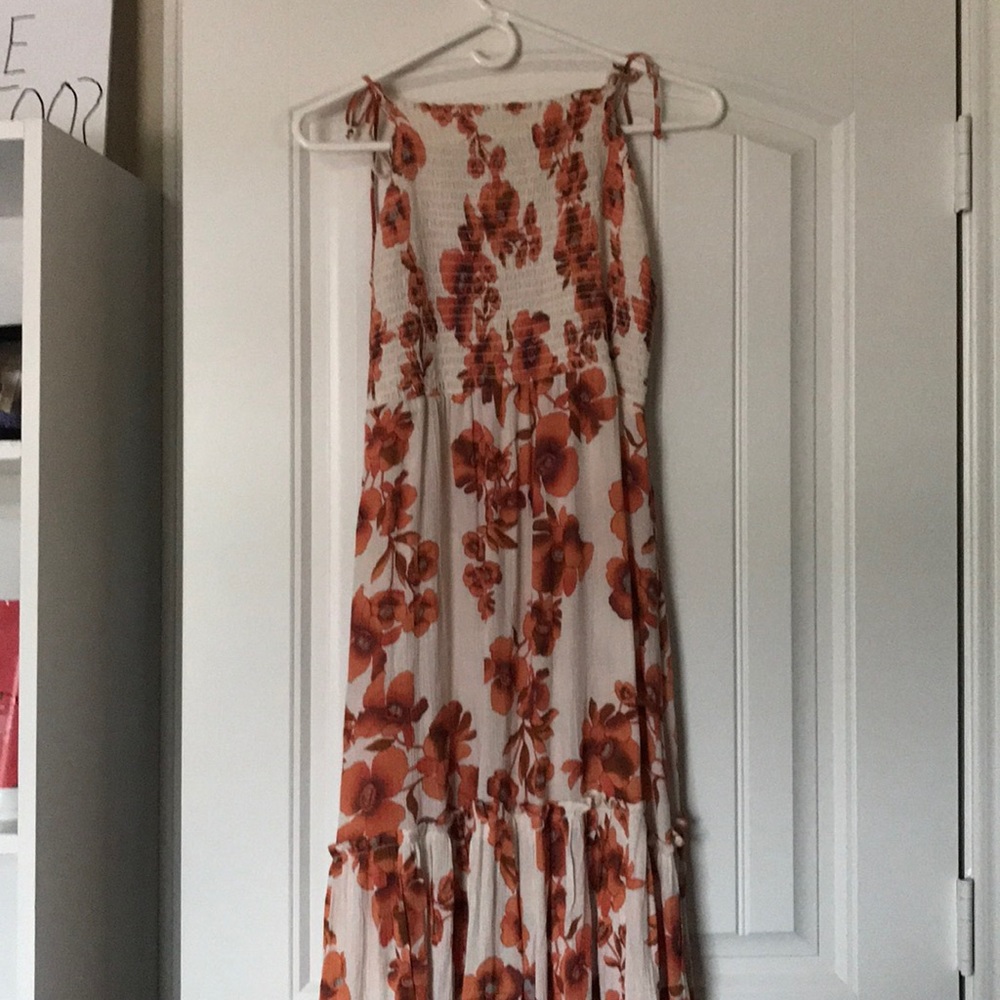 Long floral dress medium